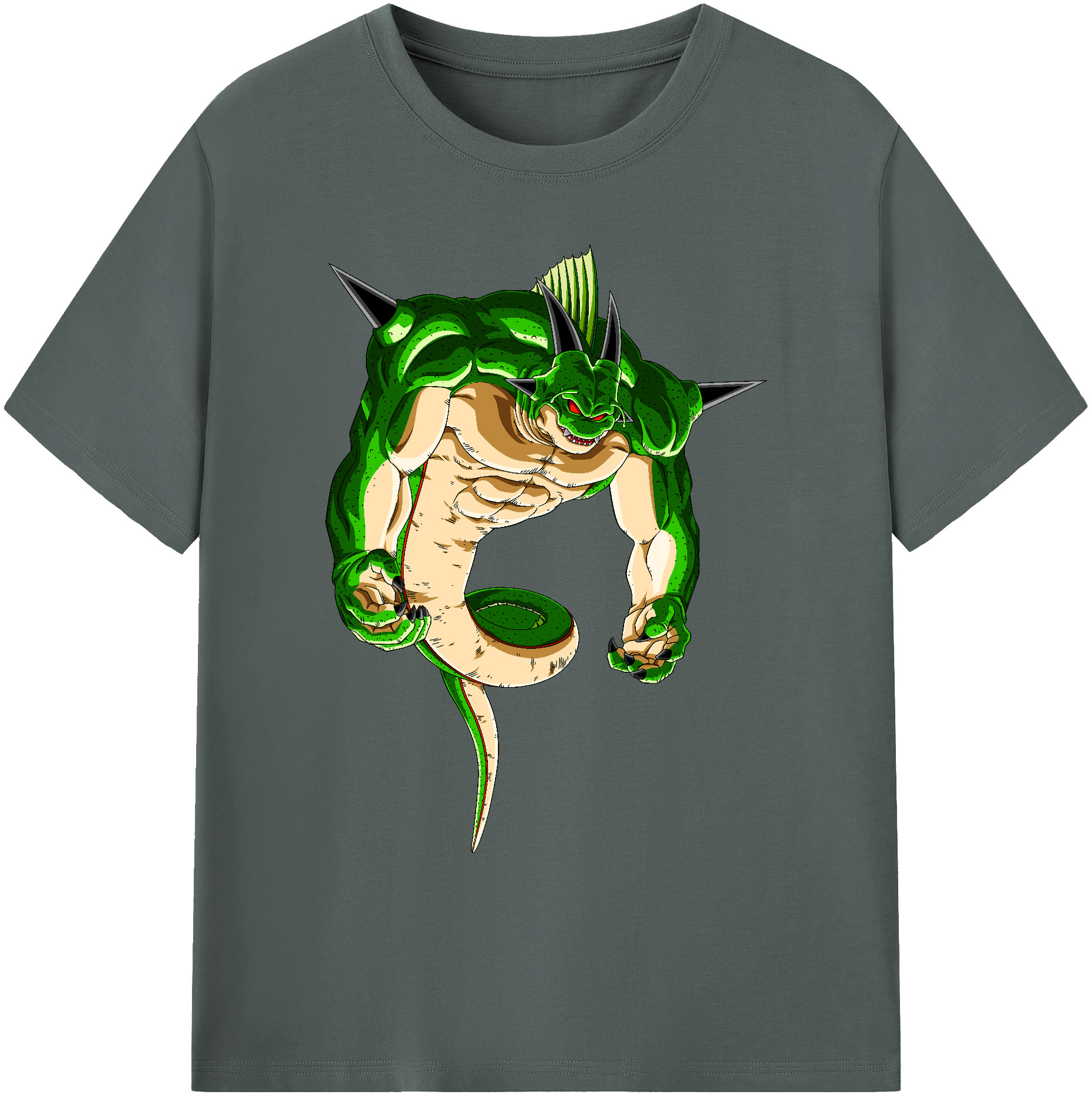 （画像用） ドラゴンボール 神龍 シェンロン DRAGON BALL Shenron 綿100％ メンズ半袖Tシャツ｜肌触りやわらか＆通気性